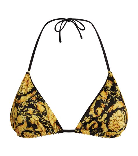 versace bikini tops.